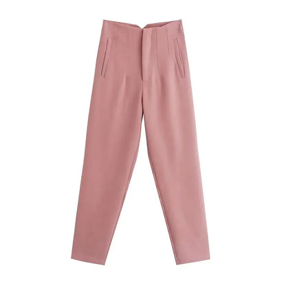 Vintage High-Waist Trousers