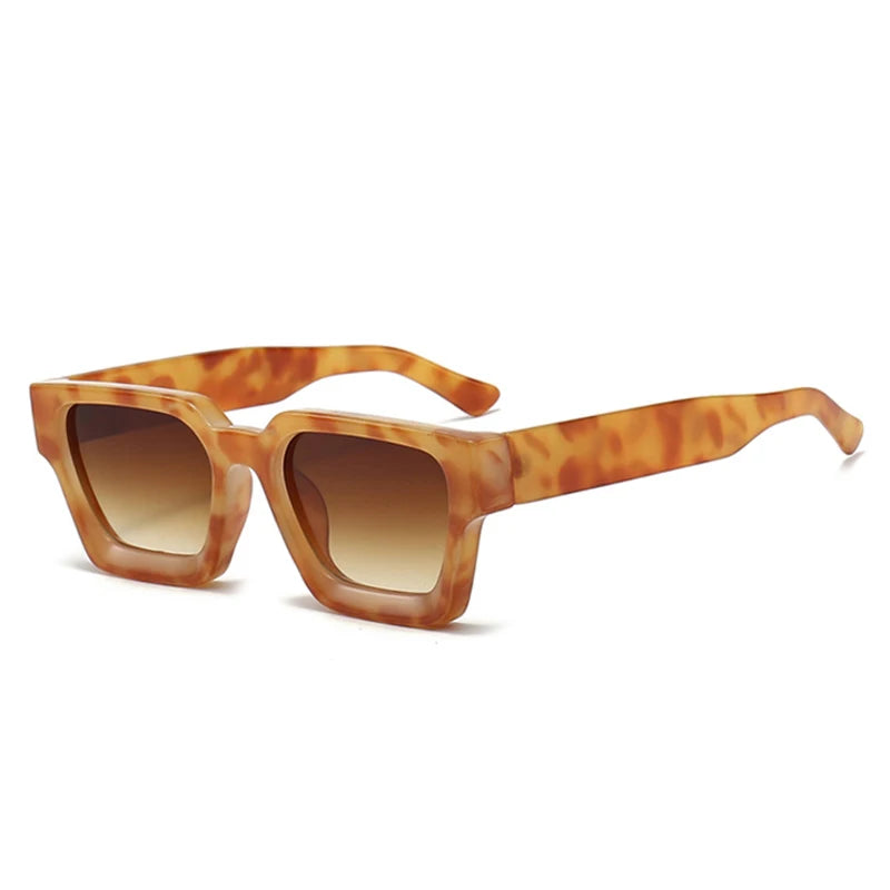 Unisex Square Retro Sunglasses