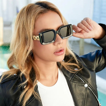 Retro Women Square Sunglasses