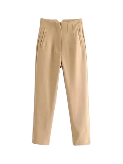 Vintage High-Waist Trousers