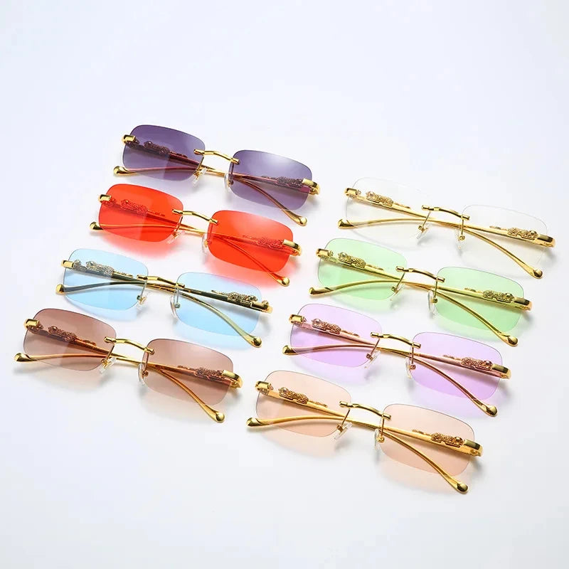 Leopard Head Retro Sunglasses