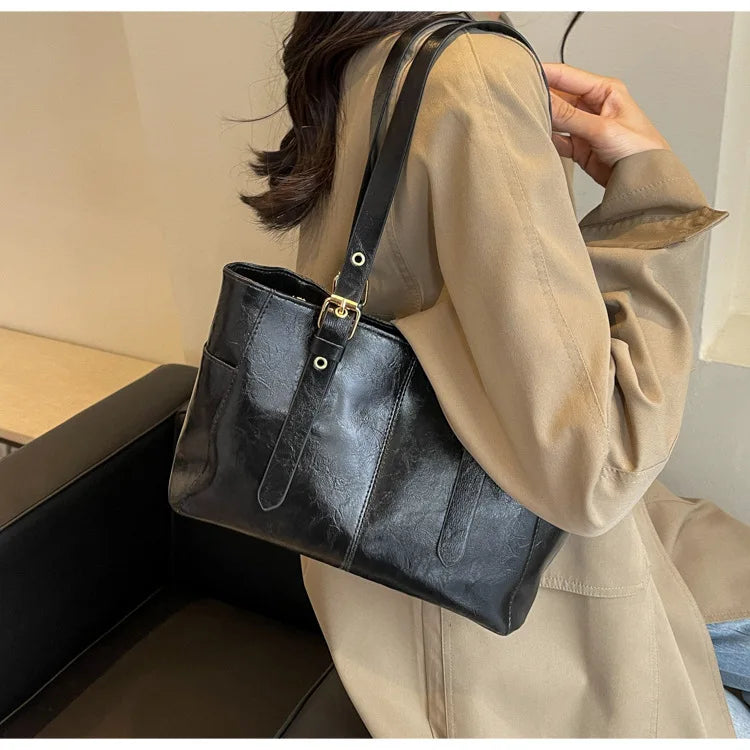 Black Chain Strap Handbag