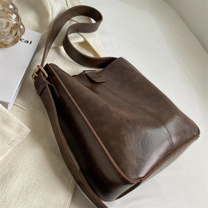 Retro PU Tote Bag Set