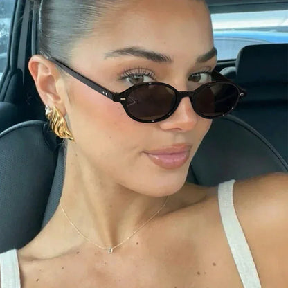 Retro Oval Sunglasses