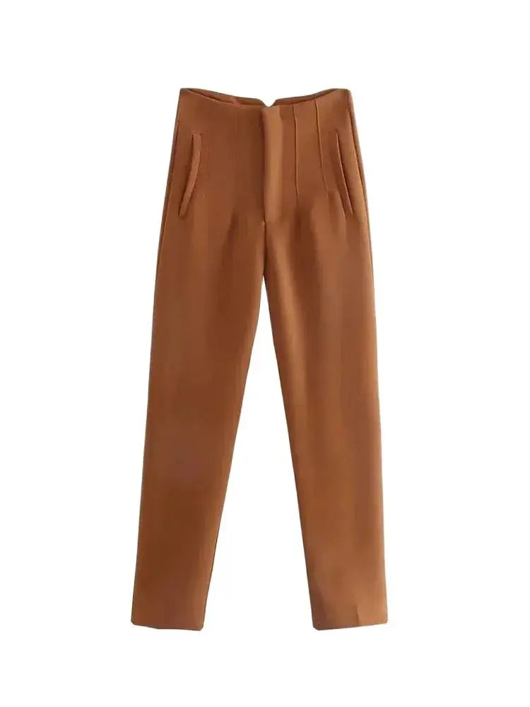 Vintage High-Waist Trousers