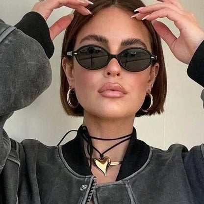 Retro Oval Sunglasses