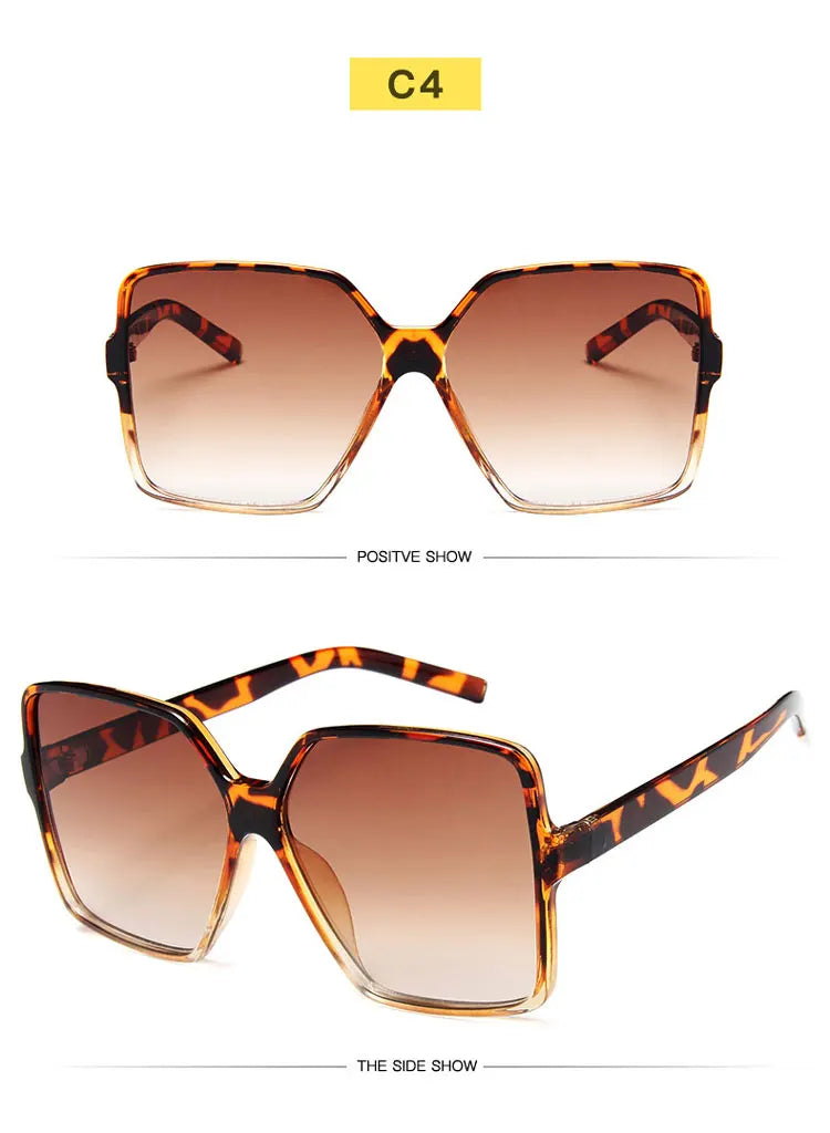 Higody Oversized Gradient Sunglasses