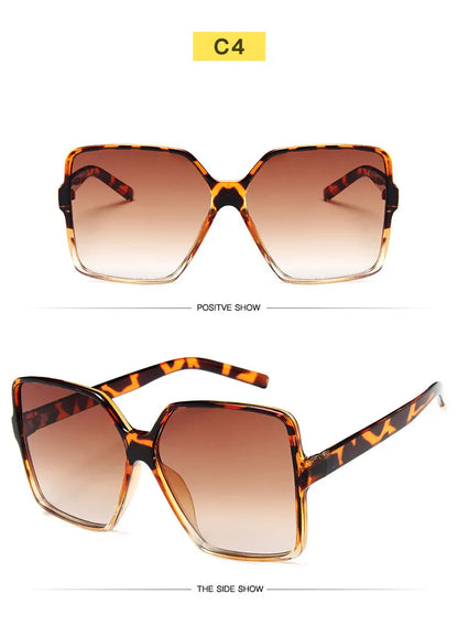 Higody Oversized Gradient Sunglasses