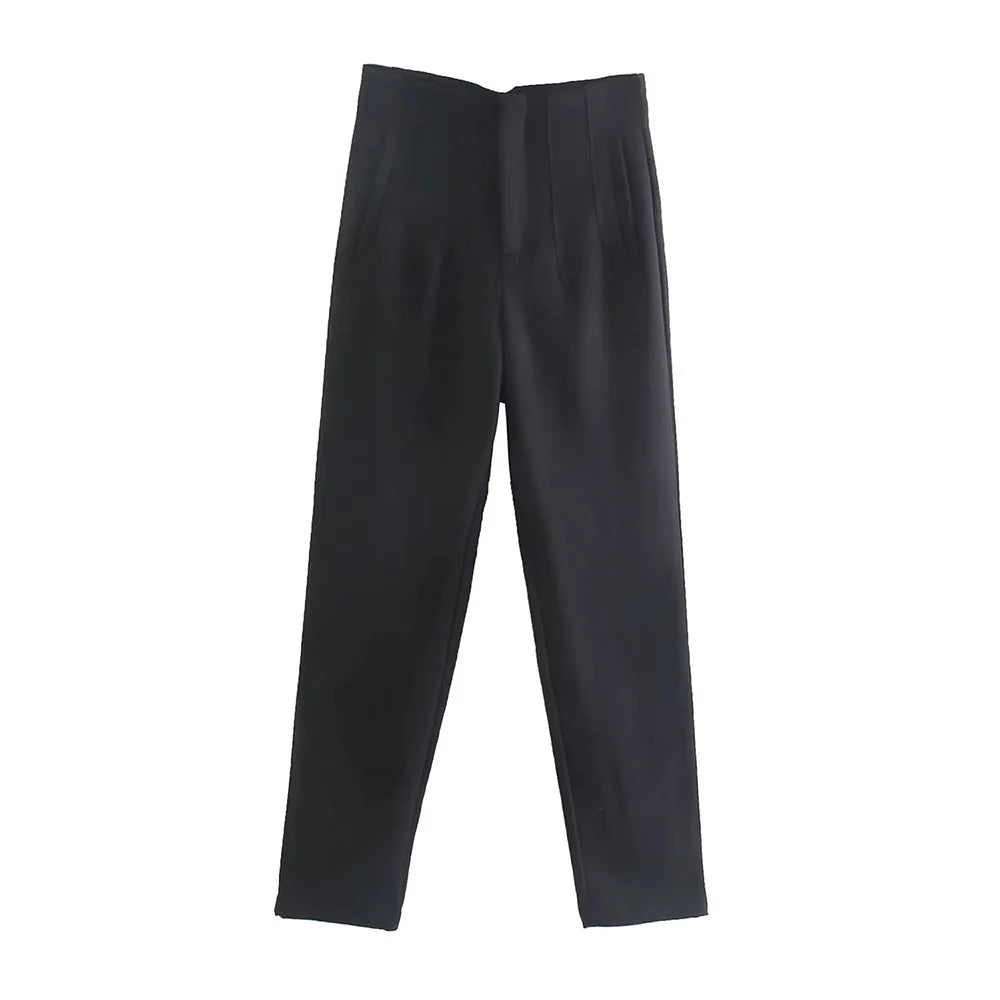 Vintage High-Waist Trousers