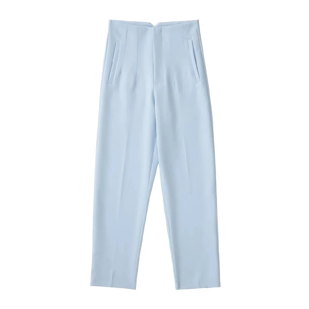 Vintage High-Waist Trousers