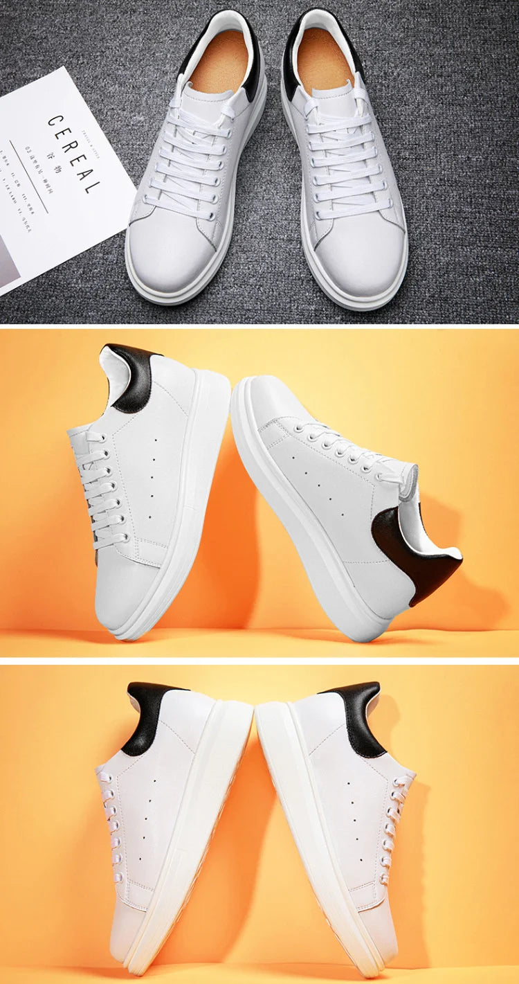 Men's Height Boost White Sneaker