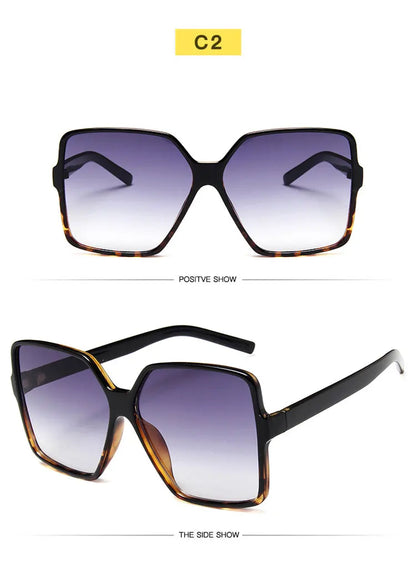 Higody Oversized Gradient Sunglasses