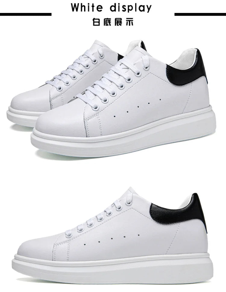 Men's Height Boost White Sneaker