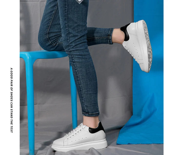 Men's Height Boost White Sneaker