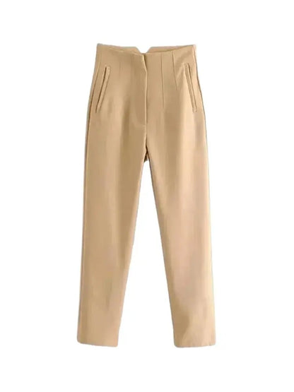 Vintage High-Waist Trousers