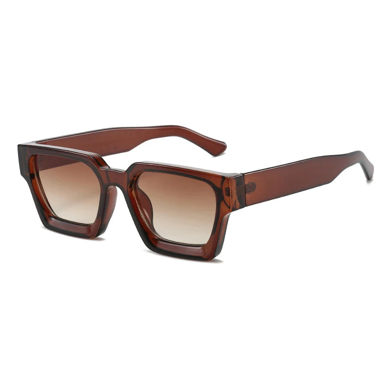 Unisex Square Retro Sunglasses