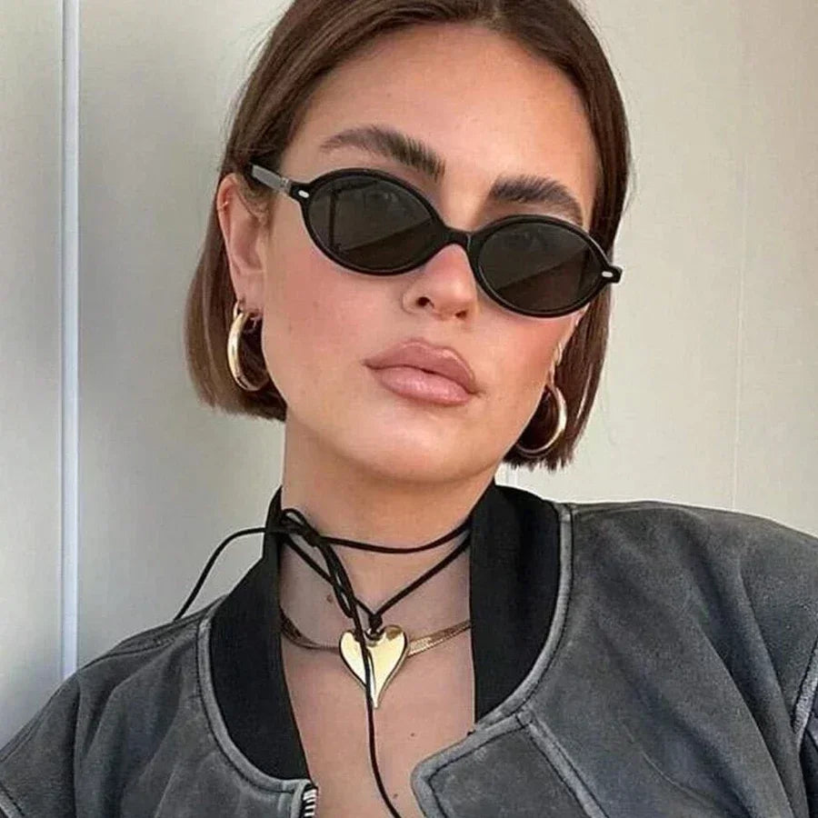 Retro Oval Sunglasses
