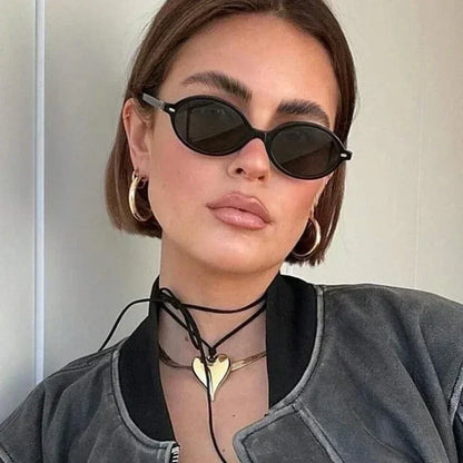 Retro Oval Sunglasses