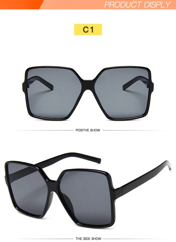 Higody Oversized Gradient Sunglasses