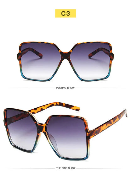 Higody Oversized Gradient Sunglasses