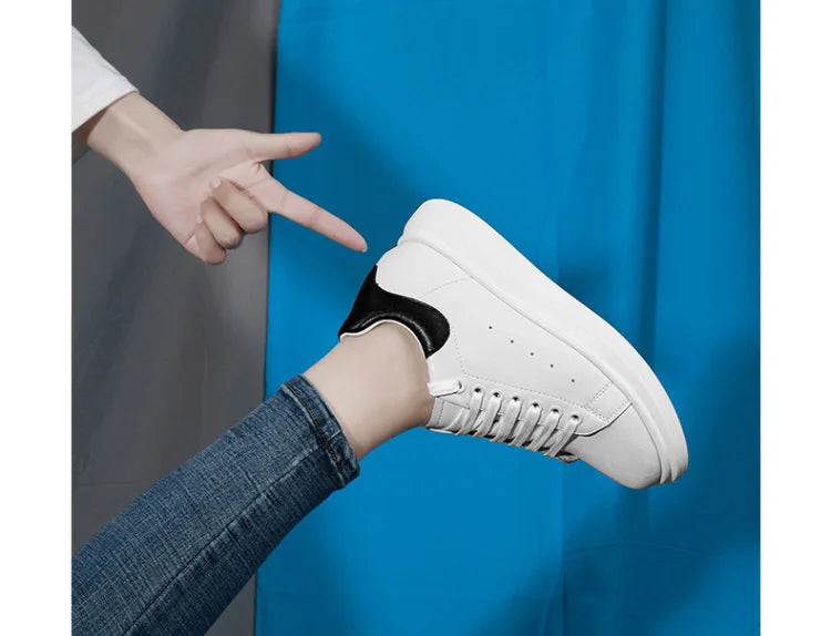 Men's Height Boost White Sneaker