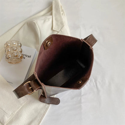 Retro PU Tote Bag Set