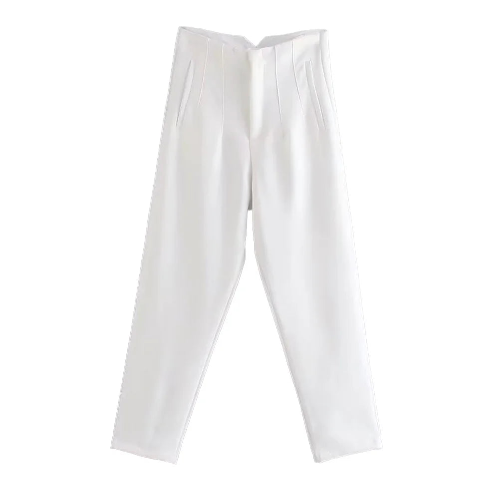 Vintage High-Waist Trousers